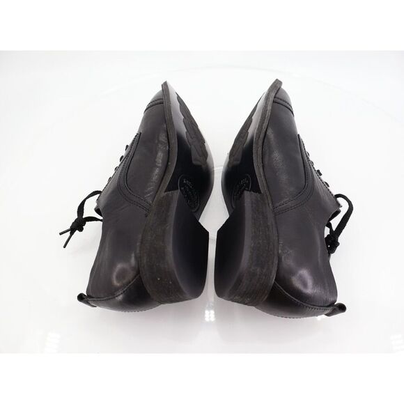 KORK-EASE Women's Rori Laceless Oxford Womens 8 M Black Leather Block Heel - Picture 6 of 12